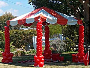 Canopy with Balloon Design